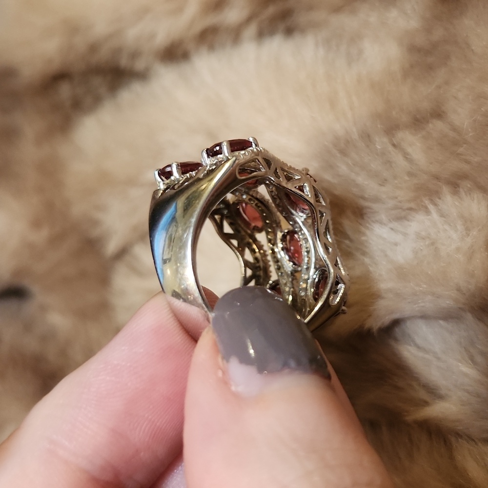 Color Shift Garnet Ring - image 4